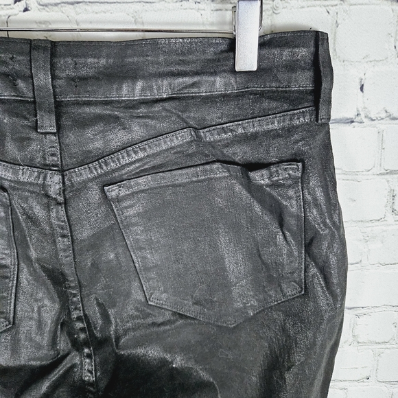 NYDJ | coated shiny stretch legging jegging - Picture 4 of 10